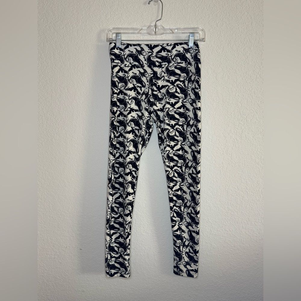 LuLaRoe Disney Villians Maleficent Dragon Leggings One Size OS